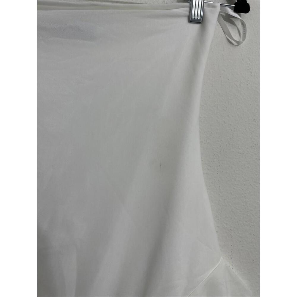 Majorelle Clara Strapless Mini Dress Ruffle Ivory Sz S NWT $188msrp - Picture 6 of 9